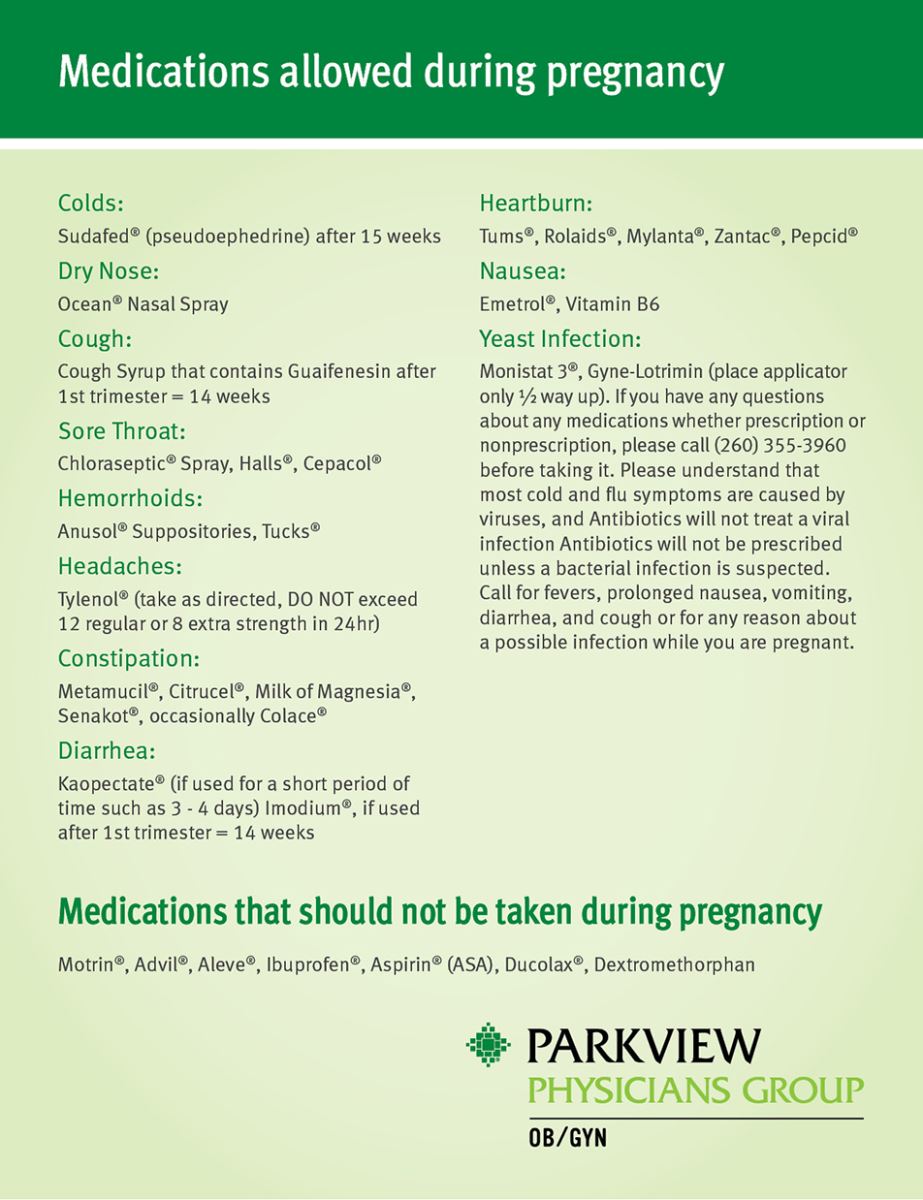 What Medications Are Safe During Pregnancy?