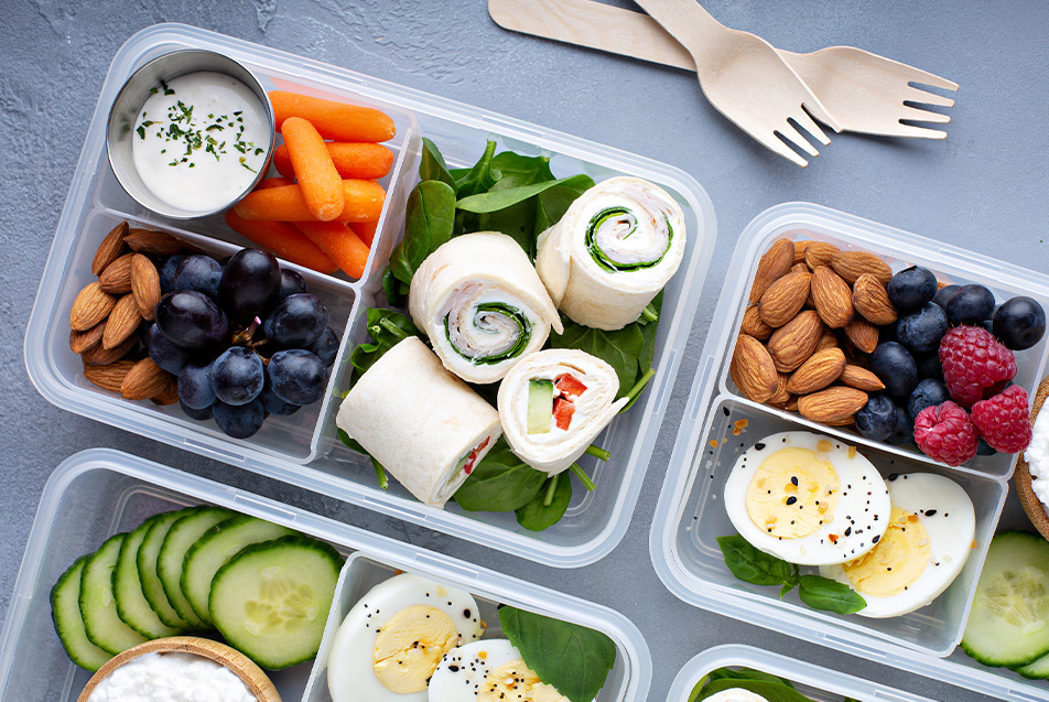 Think-outside-the-box healthy box lunches